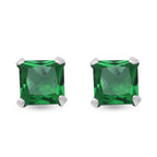 Weißer Zirkonia, Grüner Zirkonia Schmuckset   ca. 3,00 ct.