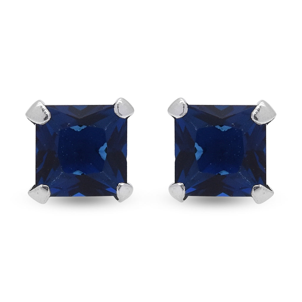 Champagner Zirkonia, Blauer Zirkonia Schmuckset   ca. 3,40 ct.