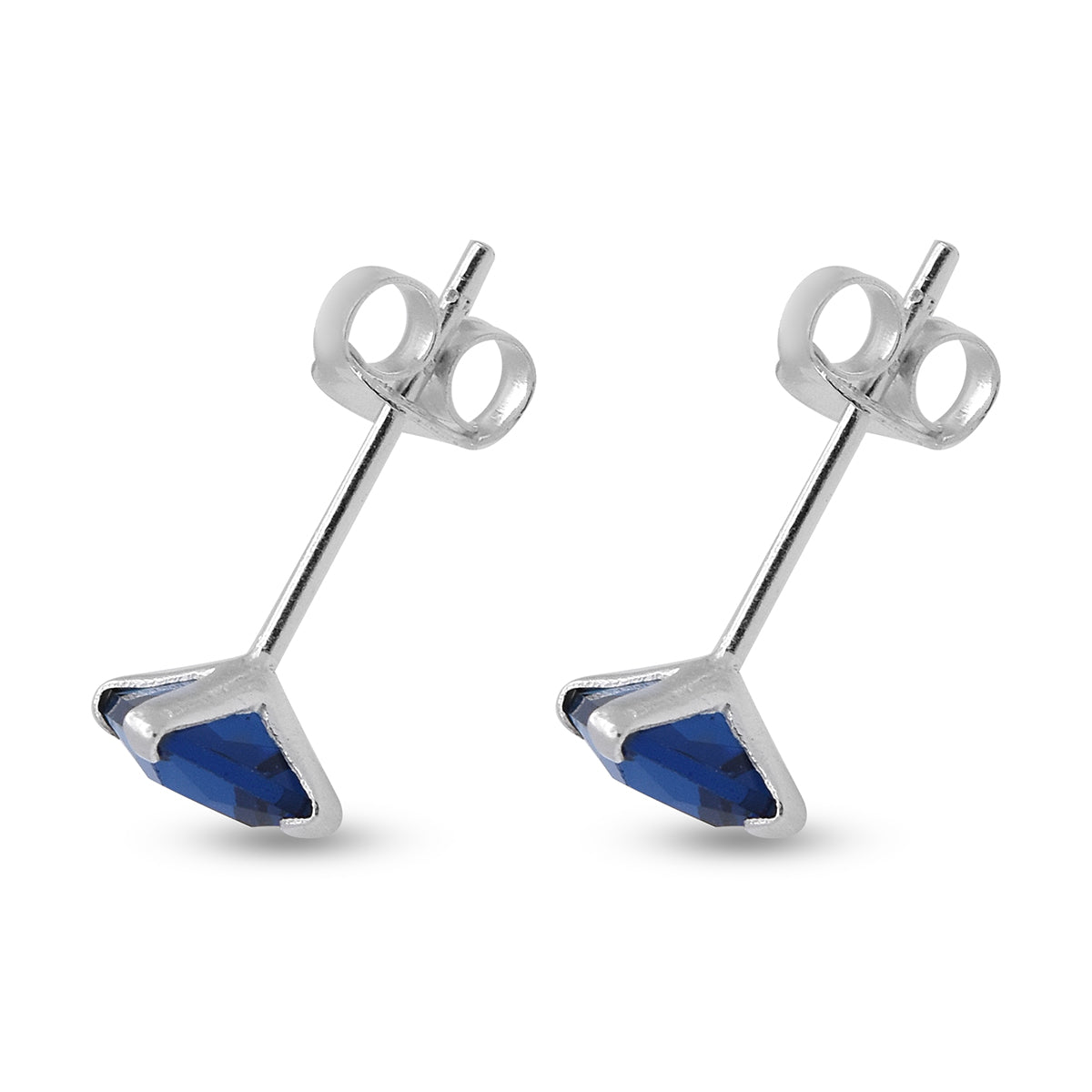 Champagner Zirkonia, Blauer Zirkonia Schmuckset   ca. 3,40 ct.