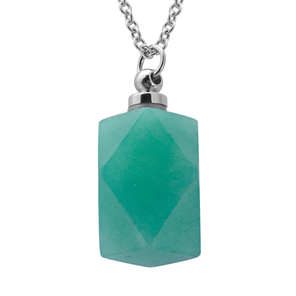 Amazonit Anhänger mit Kette ca. 79,60 ct