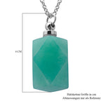 Amazonit Anhänger mit Kette ca. 79,60 ct