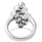 2er- Set Kristall Ring und Anhänger mit Kette ca. 50 cm Edelstahl