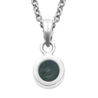 Aquamarin-Anhänger und Ohrringe aus 925 Silber, mit Kette aus Edelstahl ca. 2,45 ct