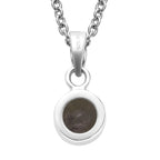 2er Set - Weißer Topas-Anhänger mit Kette und Ohrringe, 925 Silber Edelstahl, ca. 3.50 ct