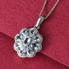 Espirito Santo Aquamarin-Anhänger mit Kette, ca. 3,94 ct