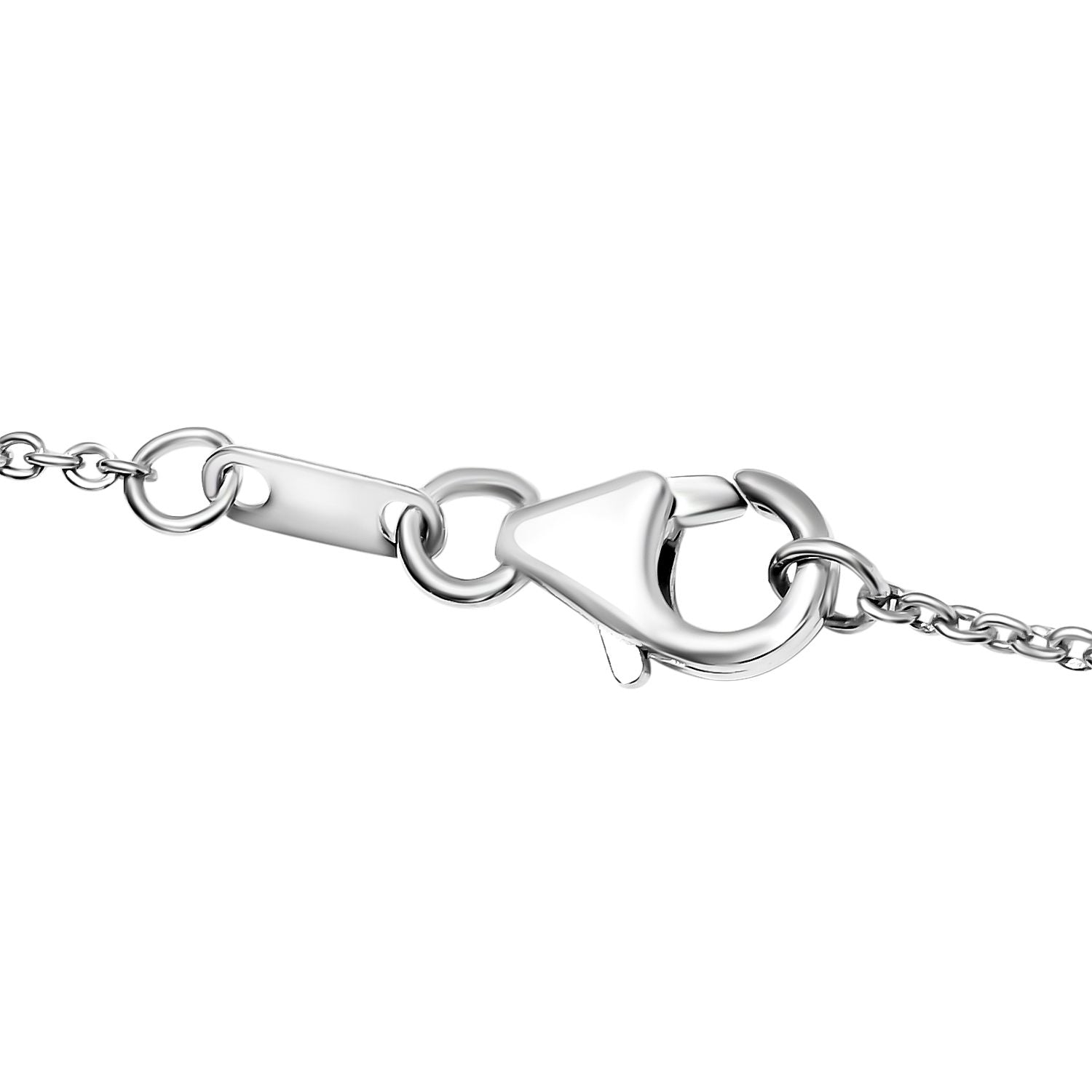 Natürlicher Tafelberg Shadowkite Anhänger mit Kette, 925 Silber platiniert ca. 32.11 ct