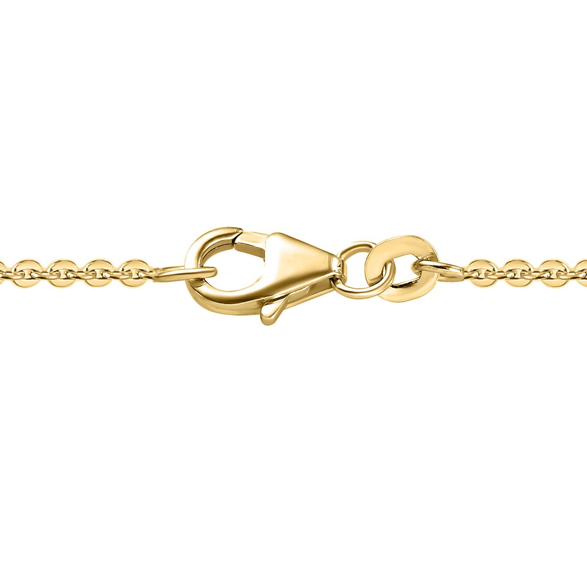 Tansanit und weißer Diamant-Anhänger mit Kette, 925 Silber Gelbgold Vermeil ca. 1,66 ct