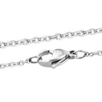 Grüner Edelstahl-Anhänger mit Kette, reiner Edelstahl ca. 5,00 ct
