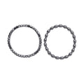2er-Set, Hämatit Armbänder - 160 ct.