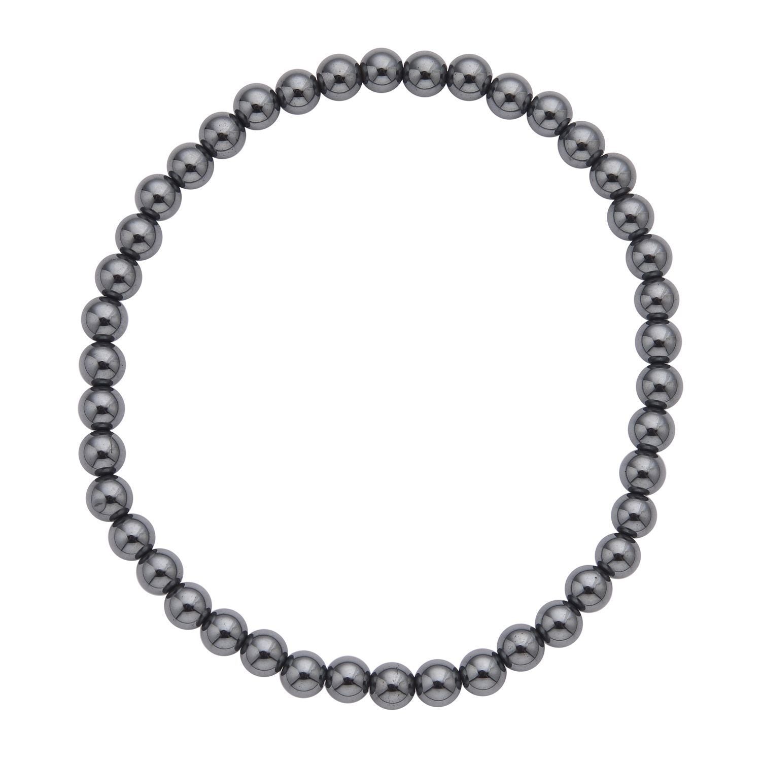 2er Set Hämatit Armbänder, Rund-Kugel ca. 166,00 ct