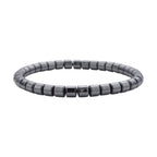 2er Set Hämatit Armbänder, Rund-Kugel ca. 166,00 ct