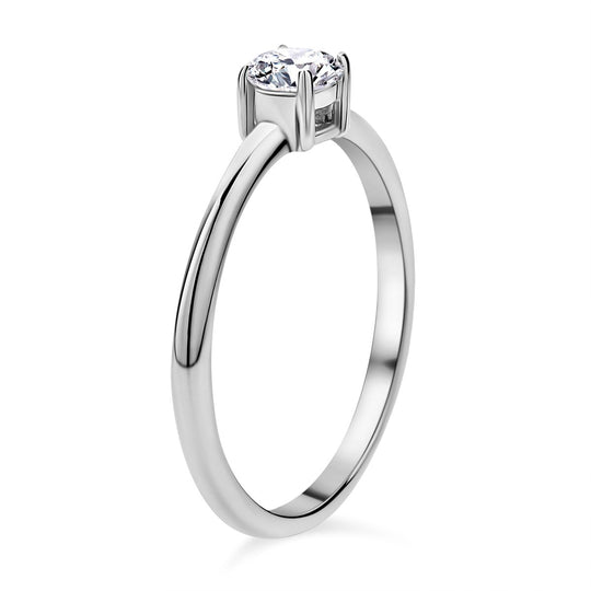 Moissanit Ring, Anhänger und Ohrringe, 925 Silber rhodiniert ca. 1.70 ct