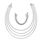 2er Set, Wasserfall Collier und Armband, Edelstahl