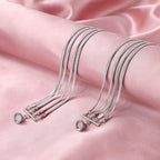 2er Set, Wasserfall Collier und Armband, Edelstahl