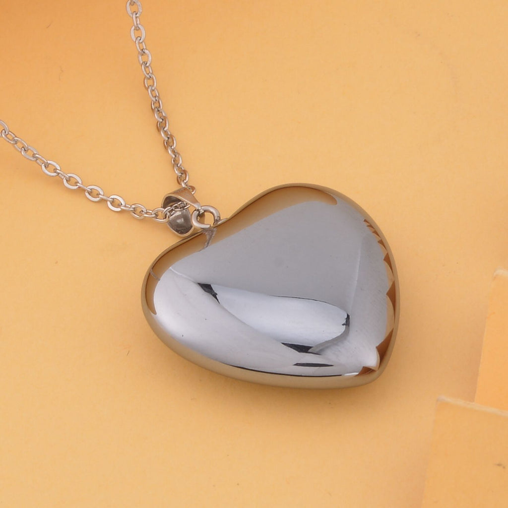 Terahertz Schmuckset Reiner Edelstahl und Edelstahl