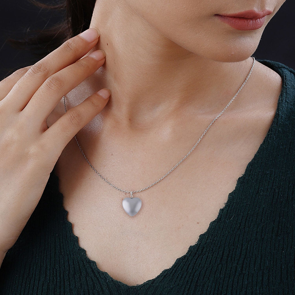 Terahertz Schmuckset Reiner Edelstahl und Edelstahl