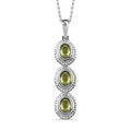 Natürlicher Peridot-Anhänger mit 50cm Kette - 2.25 ct