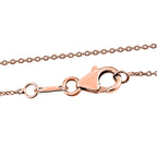 GP Amore Kollektion - Rose de France Amethyst und Kanchanaburi blauer Saphir-Anhänger mit Kette, ca. 50 cm, 925 Silber Roségold Vermeil ca. 6.24 ct