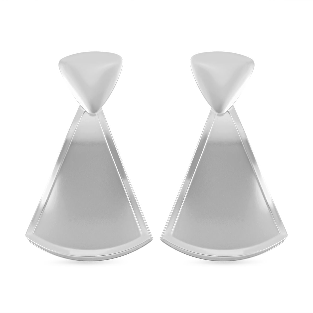 2er Set - geometrische Design-Ohrringe im Schmukset