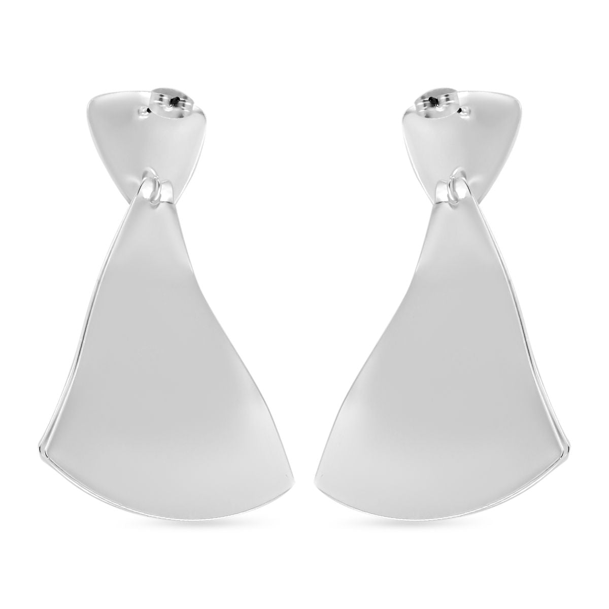 2er Set - geometrische Design-Ohrringe im Schmukset