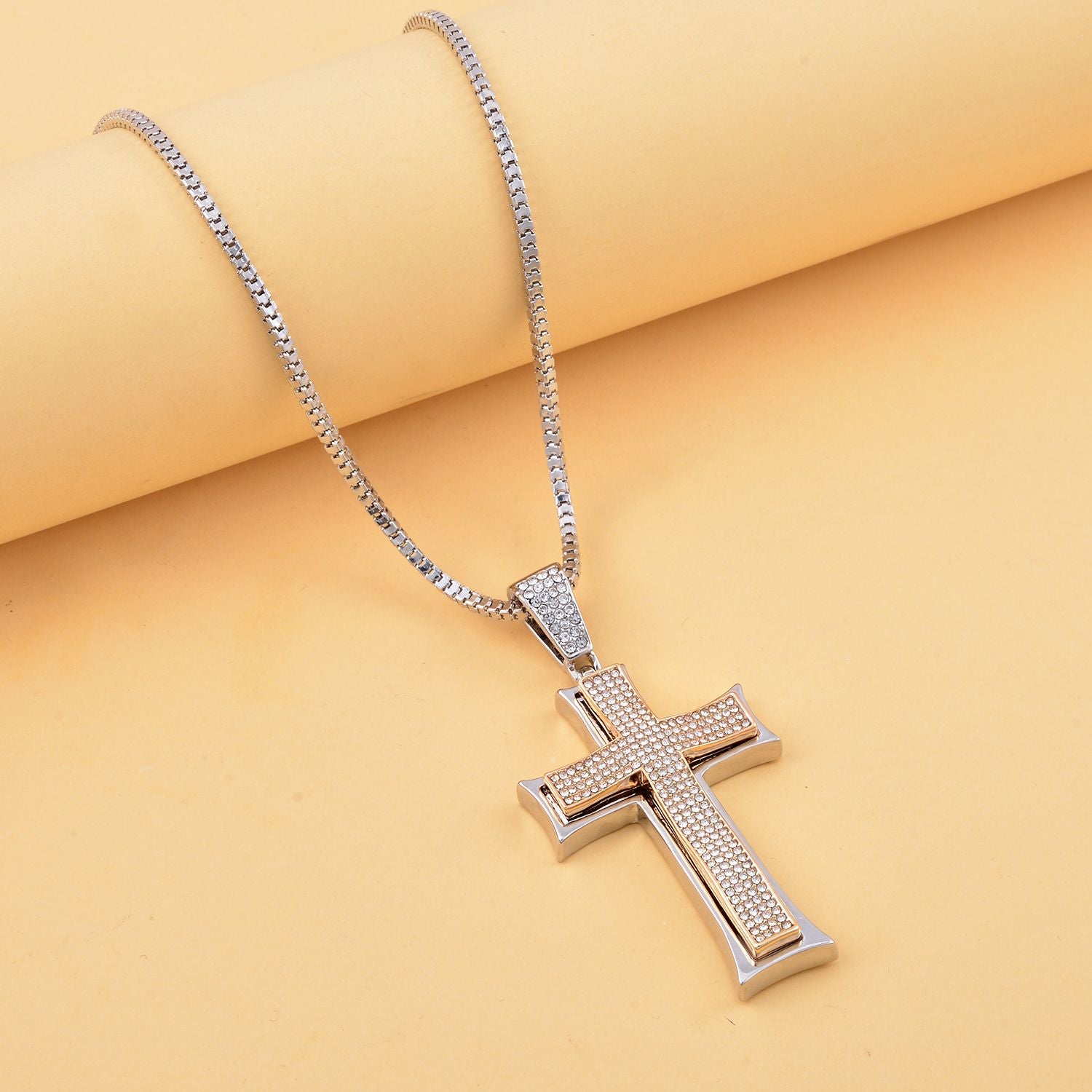 Weißer Kristall Schmuckset