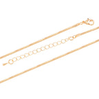 Glitzernde Designer Kristall Anhänger mit Kette, goldfarben