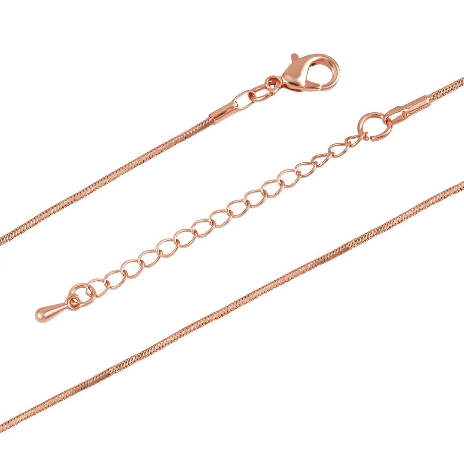 Magischer Kristallbaum-Anhänger mit Kette, roséfarben