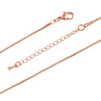 Magischer Kristallbaum-Anhänger mit Kette, roséfarben