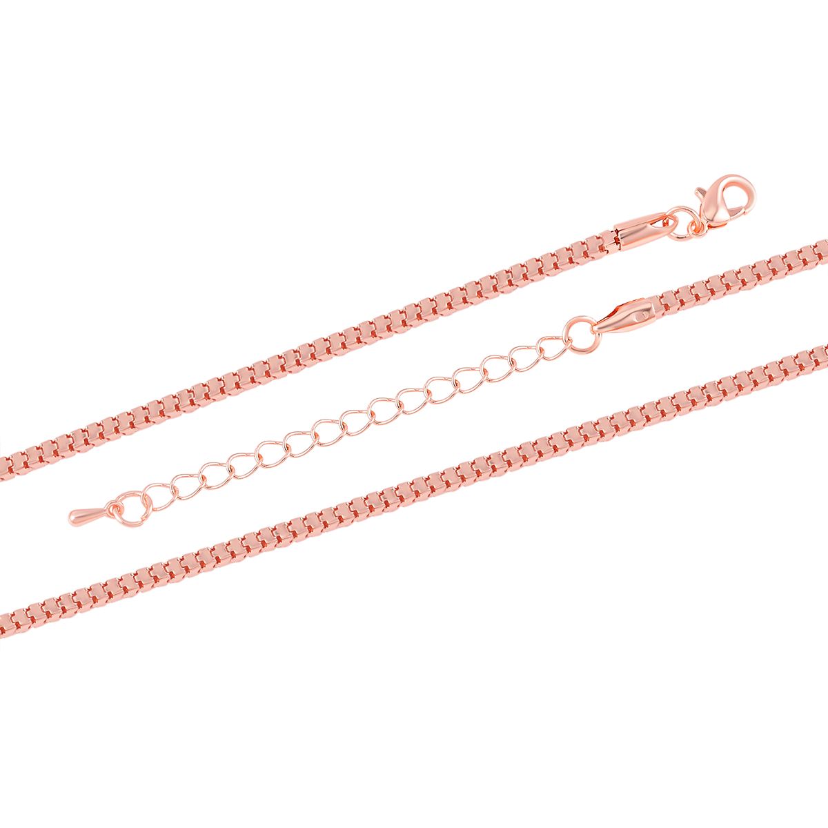 Kristall Glitzerndes Herz Anhänger mit Kette, roséfarben