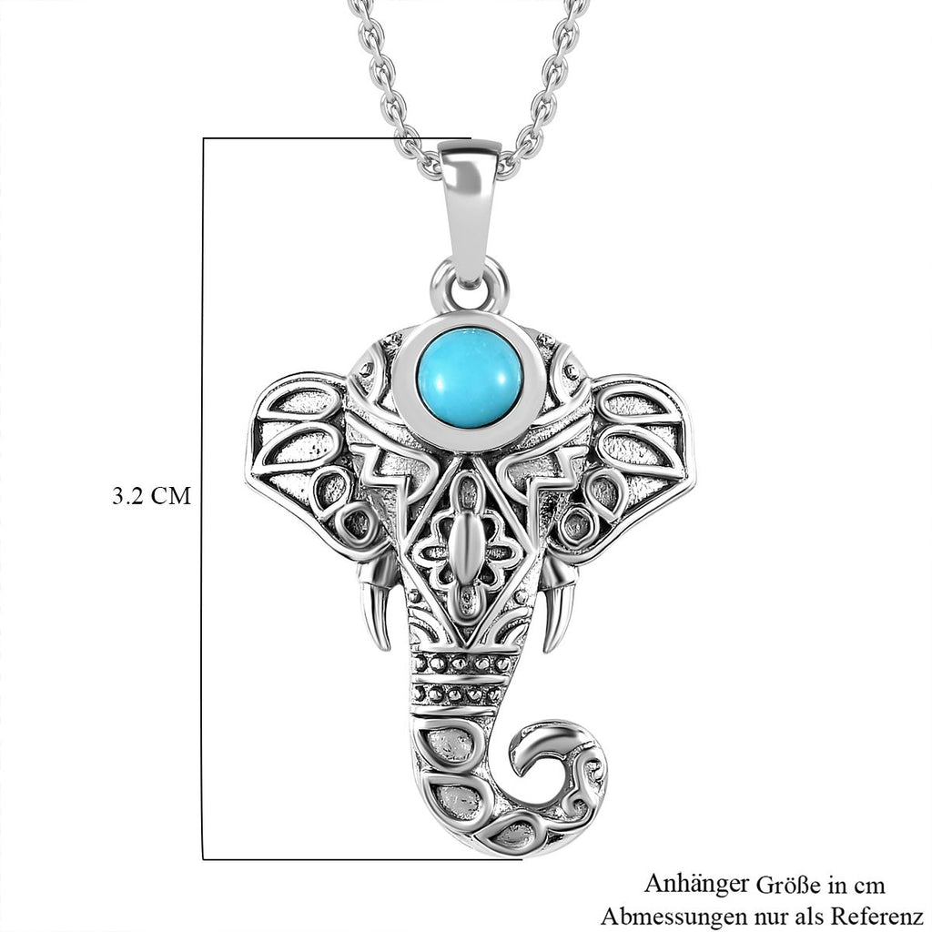 AA Sleeping Beauty Türkis Schmuckset 925 Silber platiniert ca. 0.52 ct