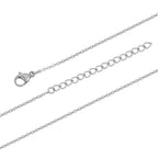 3er Set Lila Kristall Anhänger mit Kette und Ohrstecker im Schmuckset