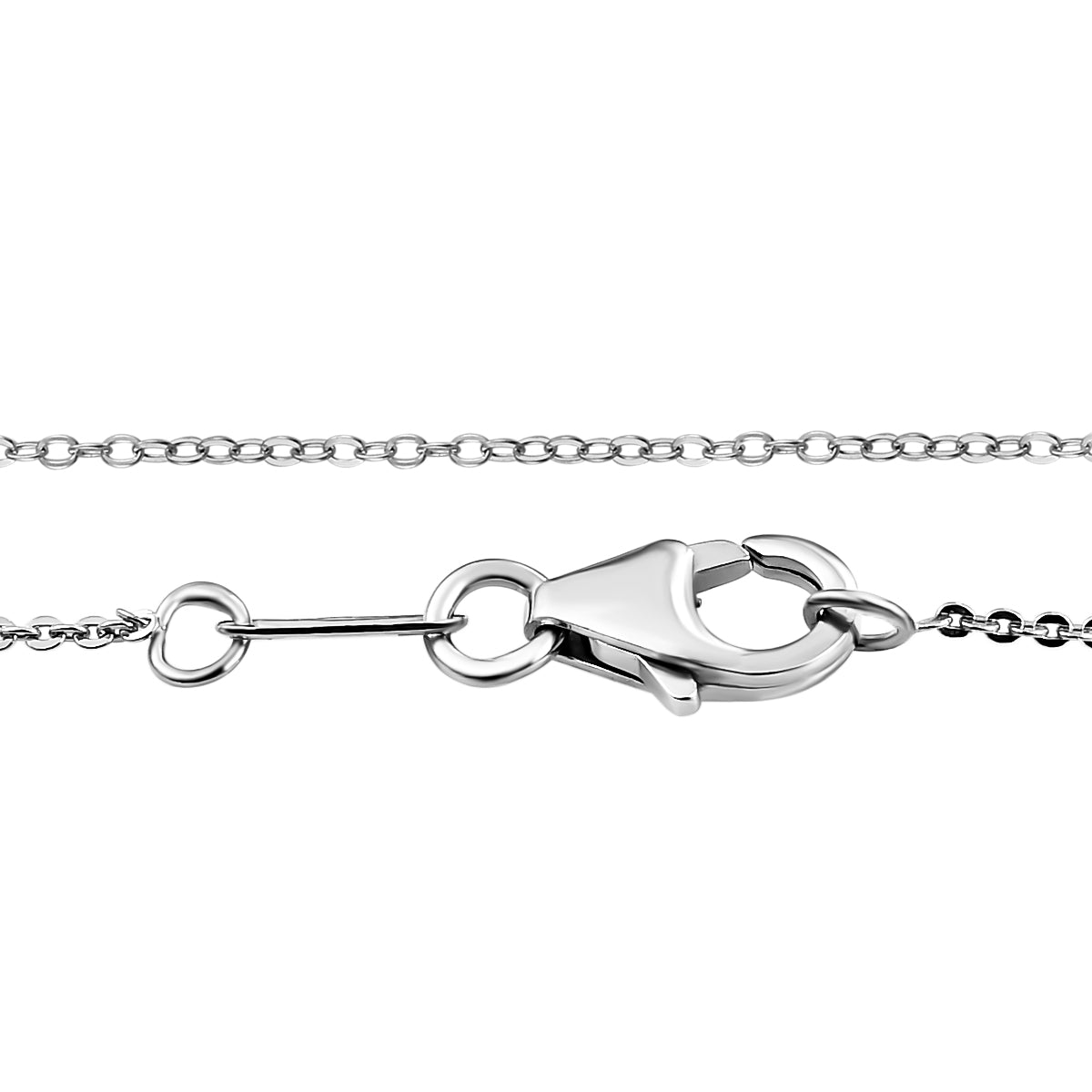 Natürlicher, äthiopischer Opal Anhänger mit Kette, 2er Set, ca. 50 cm, 925 Silber platiniert ca. 1,33 ct