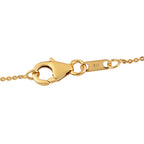 Kaschmir Kyanit-Anhänger mit Kette, 925 Silber Gelbgold Vermeil ca. 3,72 ct