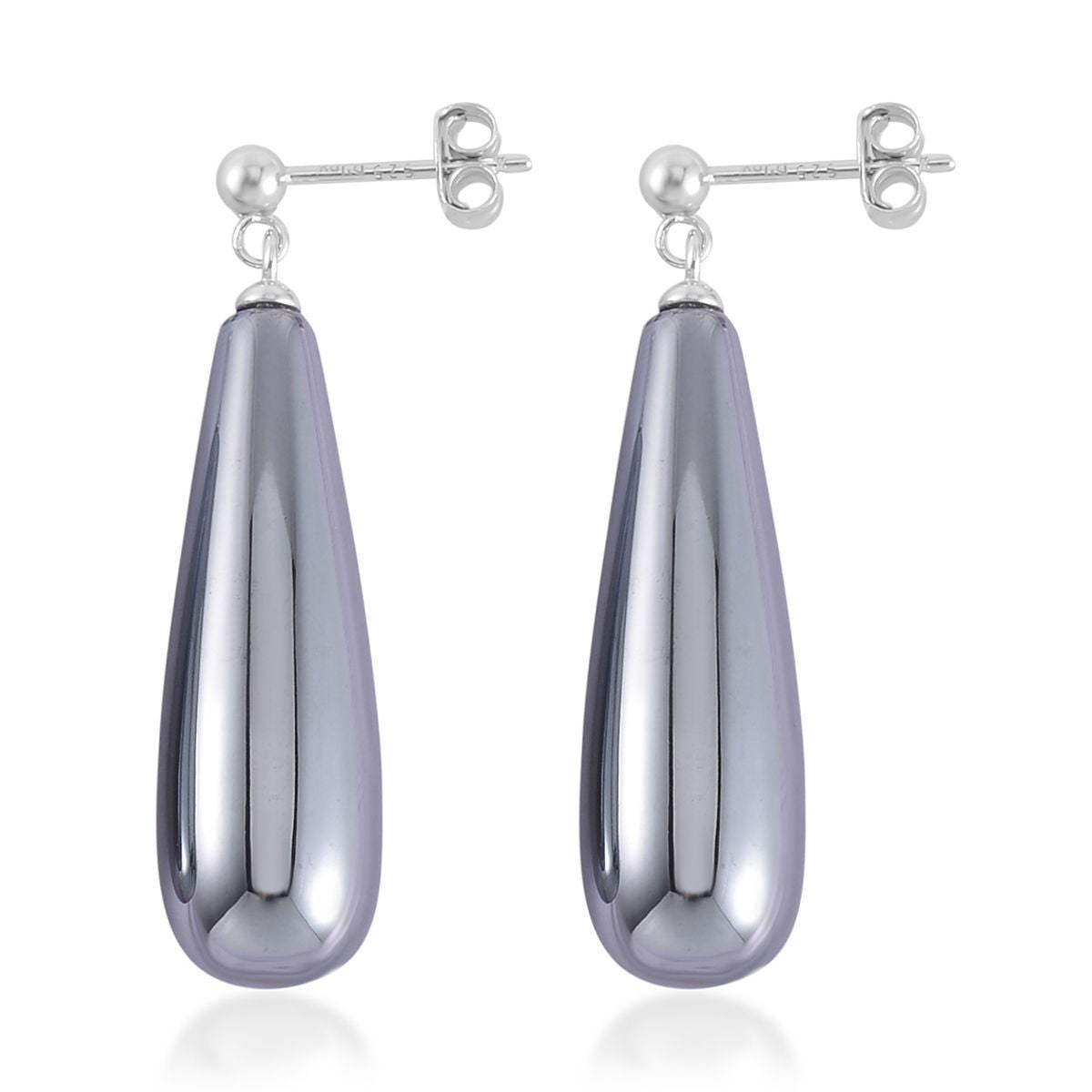Terahertz Schmuckset 925 Silber rhodiniert und Edelstahl