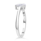 LUXURIANT VS-EF Labor Diamant Ring und SGL zertifizierter SI-GH Labor Diamant Anhänger mit 50cm Kette