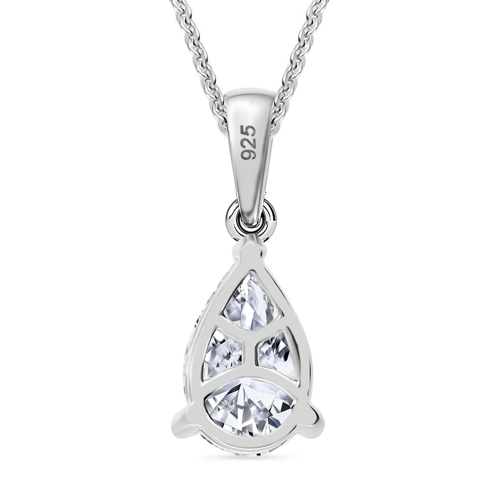 LUXURIANT VS-EF Labor Diamant Ring und SGL zertifizierter SI-GH Labor Diamant Anhänger mit 50cm Kette