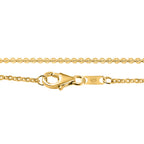Citrin Anhänger mit Kette, 925 Silber Gelbgold Vermeil ca. 5.45 ct