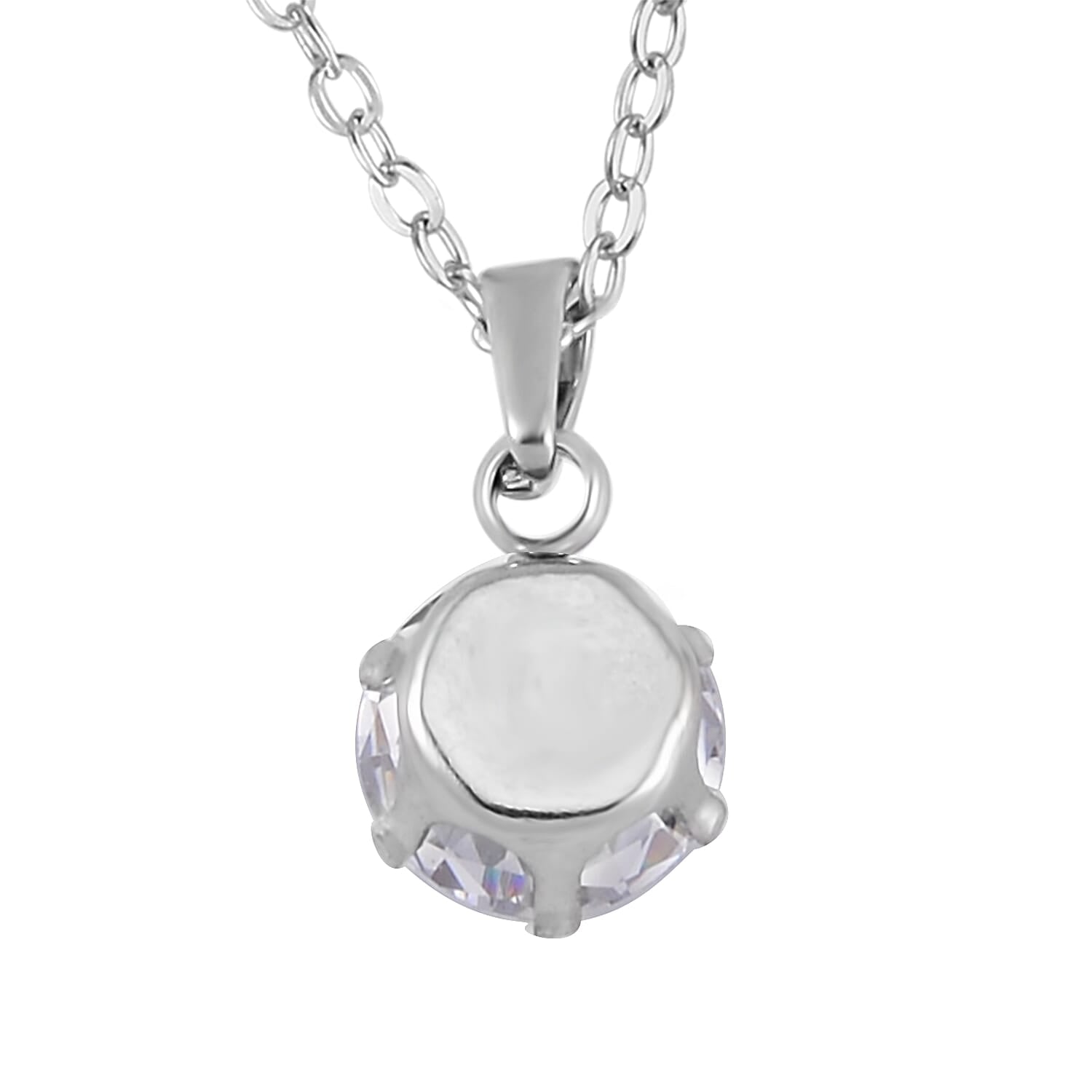 9er Set - 5 Anhänger, 5 Ohrstecker, 1 Edelstahl Kette (7-8 Werktage Lieferzeit) ca. 0.10 ct