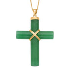 Grüne Jade Schmuckset ca. 45 cm 925 Silber Gold, 925 Silber Vergoldet ca. 52,00 ct.