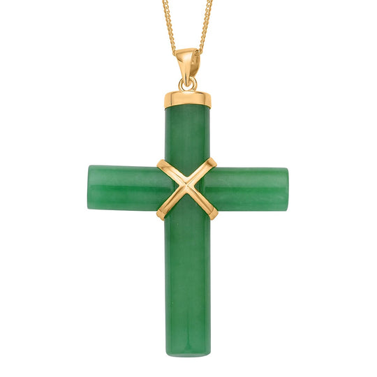 Grüne Jade Schmuckset ca. 45 cm 925 Silber Gold, 925 Silber Vergoldet ca. 52,00 ct.