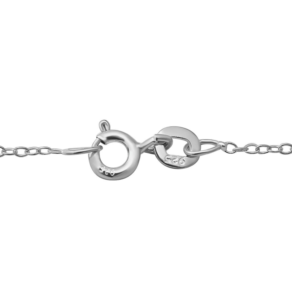 AAA Kagem sambischer Smaragd und weißer Zirkon Anhänger mit Kette, 925 Silber platiniert ca. 0.89 ct