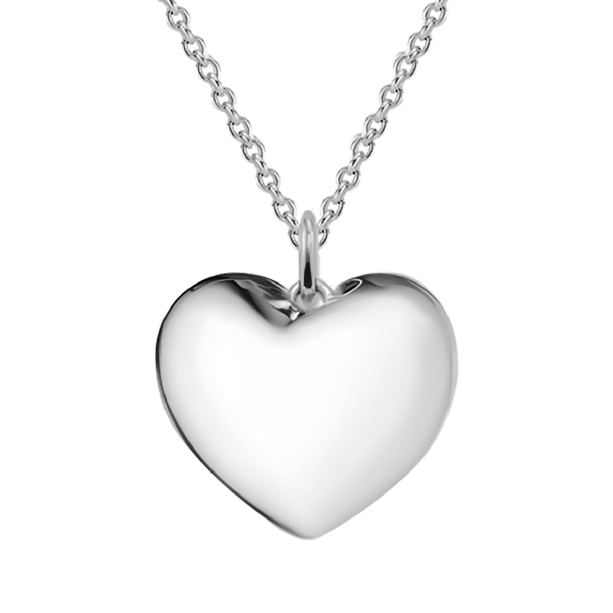 Herz Anhänger mit Kette im Schmuckset, 925 Silber ca. 3,50g