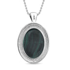 Malachit Schmuckset  Edelstahl ca. 32,01 ct.