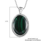 Malachit Schmuckset  Edelstahl ca. 32,01 ct.