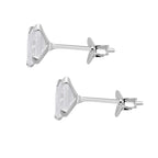 3er Set AAA Weißer Zirkonia Ohrstecker im Schmuckset, 925 Silber