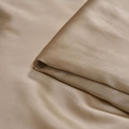 Serenity Night - 100% Maulbeerseide Sommerseidendecke mit Seidenfüllung Daunenkissen und Seidenkissenbezug Beige