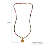 Citrin, Mehrfarbig-Turmalin Schmuckset 925 Silber Gelbgold Vermeil ca. 45,37 ct.