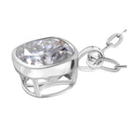 Moissanit Schmuckset 925 Silber rhodiniert ca. 7,24 ct.
