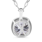 Moissanit Schmuckset 925 Silber rhodiniert ca. 7,24 ct.