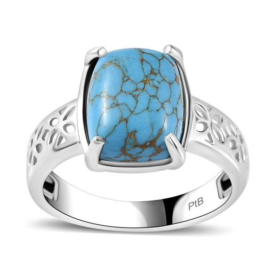 Blaues Türkis Schmuckset  ca. 14,00 ct.